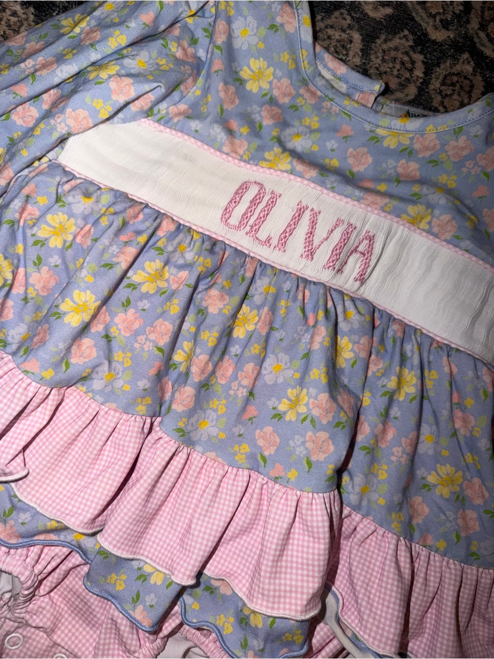 OLIVIA saving grace smocks ruffle bubble